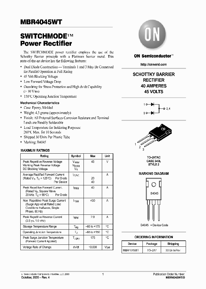 MBR4045WT-D_1991732.PDF Datasheet