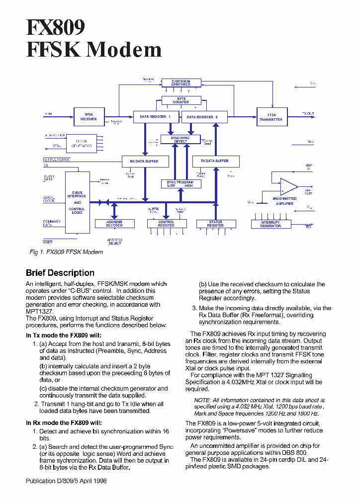 FX809_2004934.PDF Datasheet