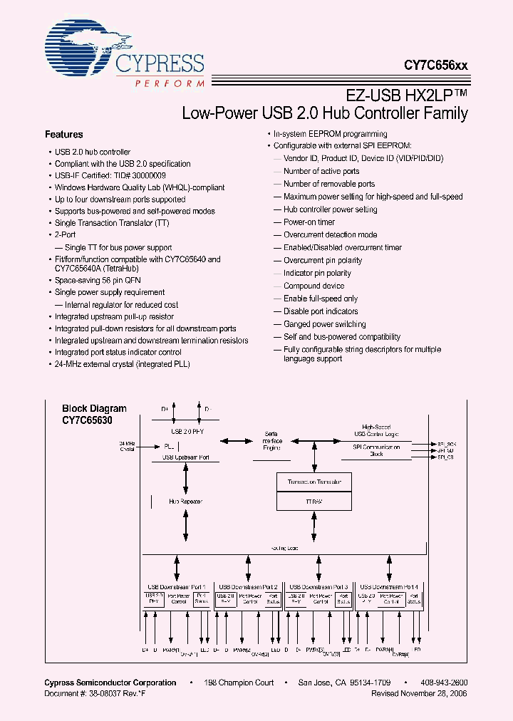 CY7C65620_2016299.PDF Datasheet
