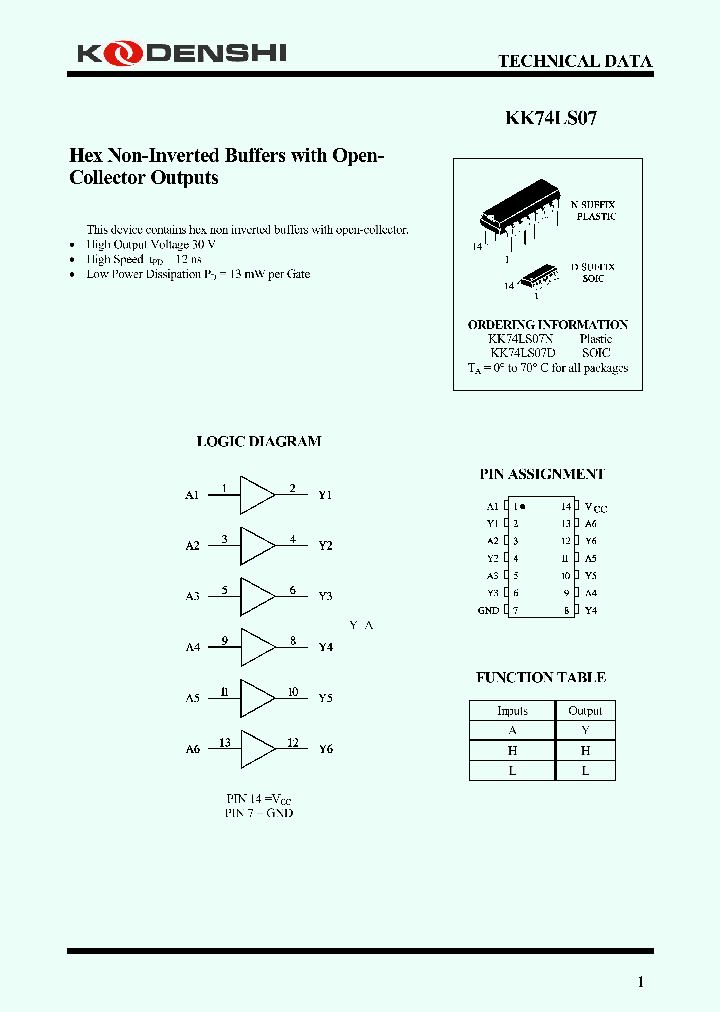 KK74LS07N_2023186.PDF Datasheet