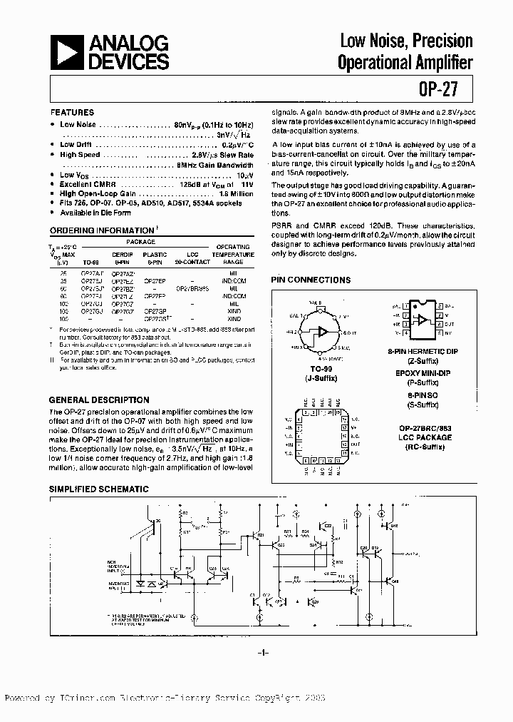 OP27NBC_2024447.PDF Datasheet