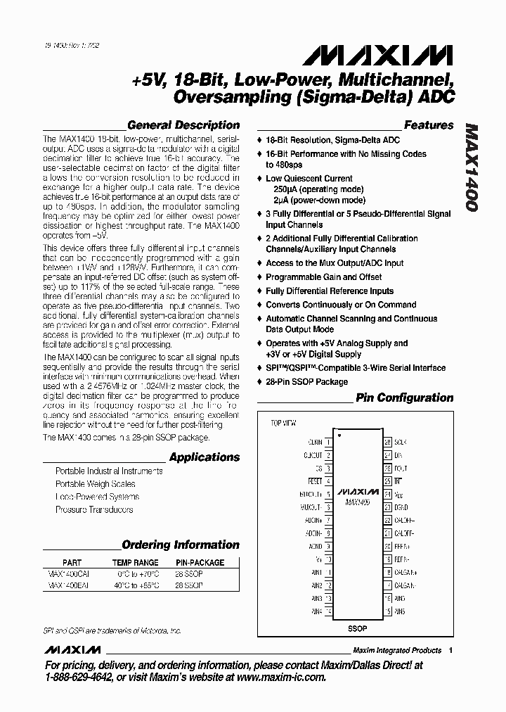 MAX1400_2024760.PDF Datasheet
