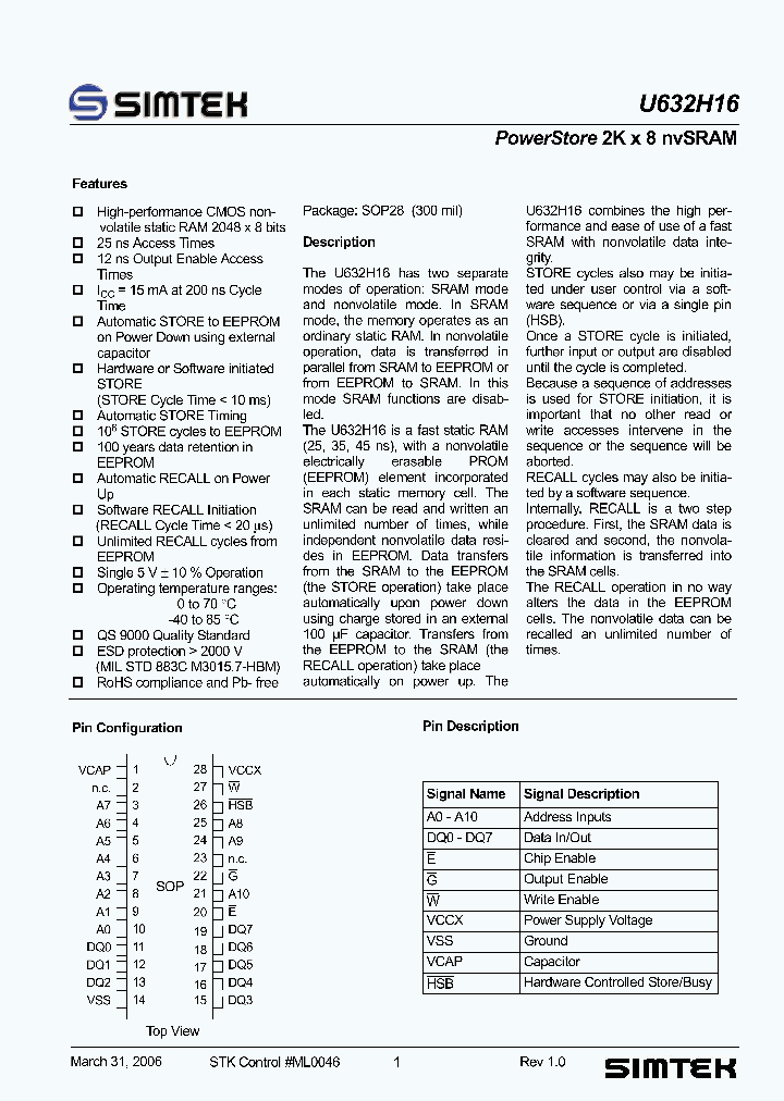 U632H16_2027837.PDF Datasheet