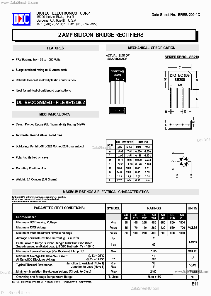 SB200_2026395.PDF Datasheet