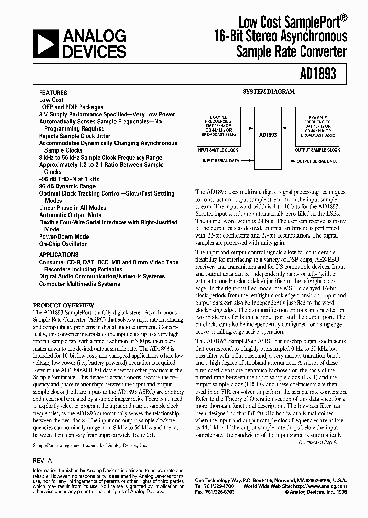 AD1893JN_2032713.PDF Datasheet