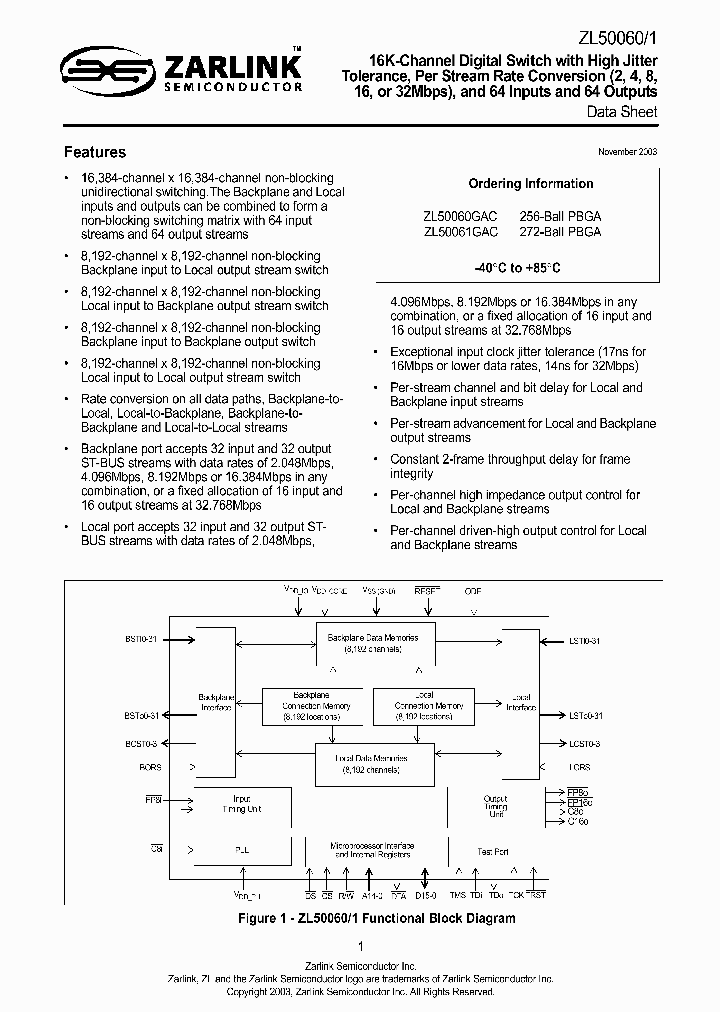 ZL50061_2037956.PDF Datasheet