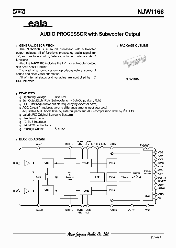 NJW1166L_2038292.PDF Datasheet