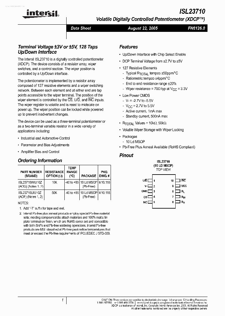 ISL23710_2095335.PDF Datasheet