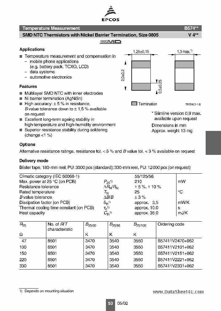 B57421_2098274.PDF Datasheet