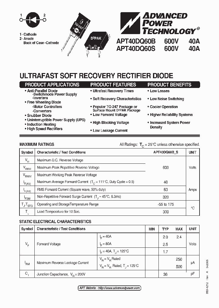 APT40DQ60S_2106368.PDF Datasheet