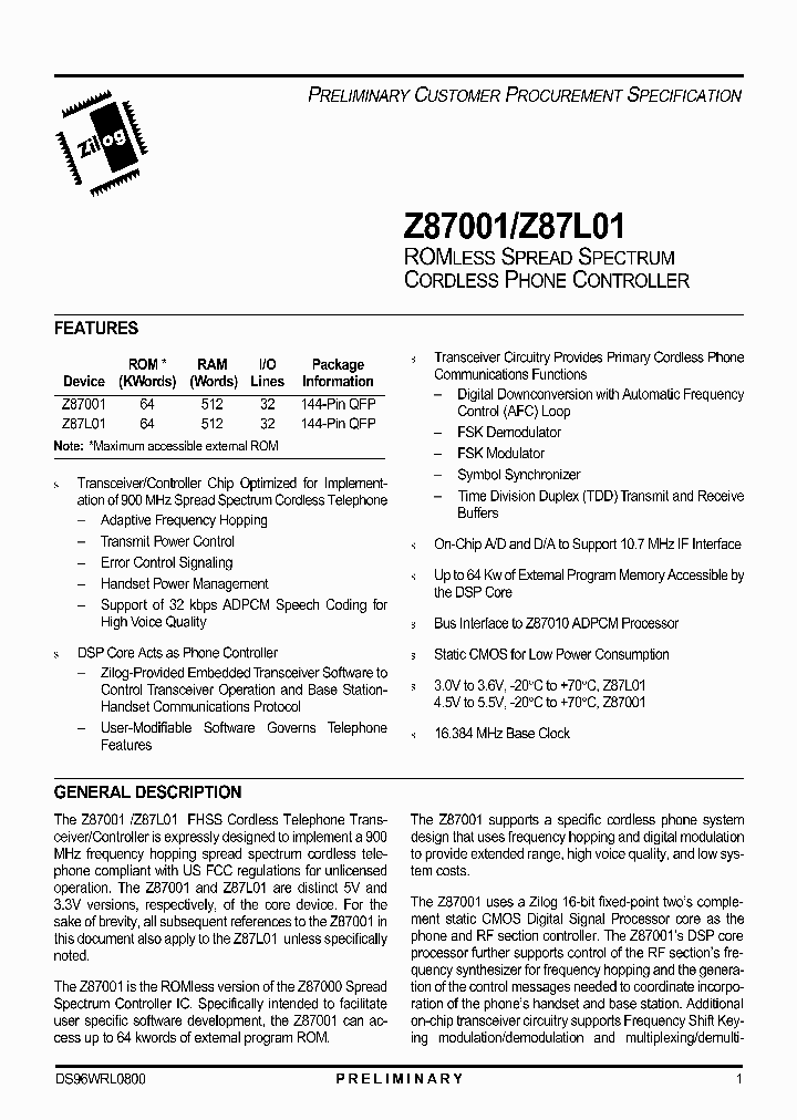 Z87001_2105858.PDF Datasheet
