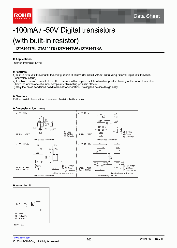 DTA144TMT2L_2111315.PDF Datasheet