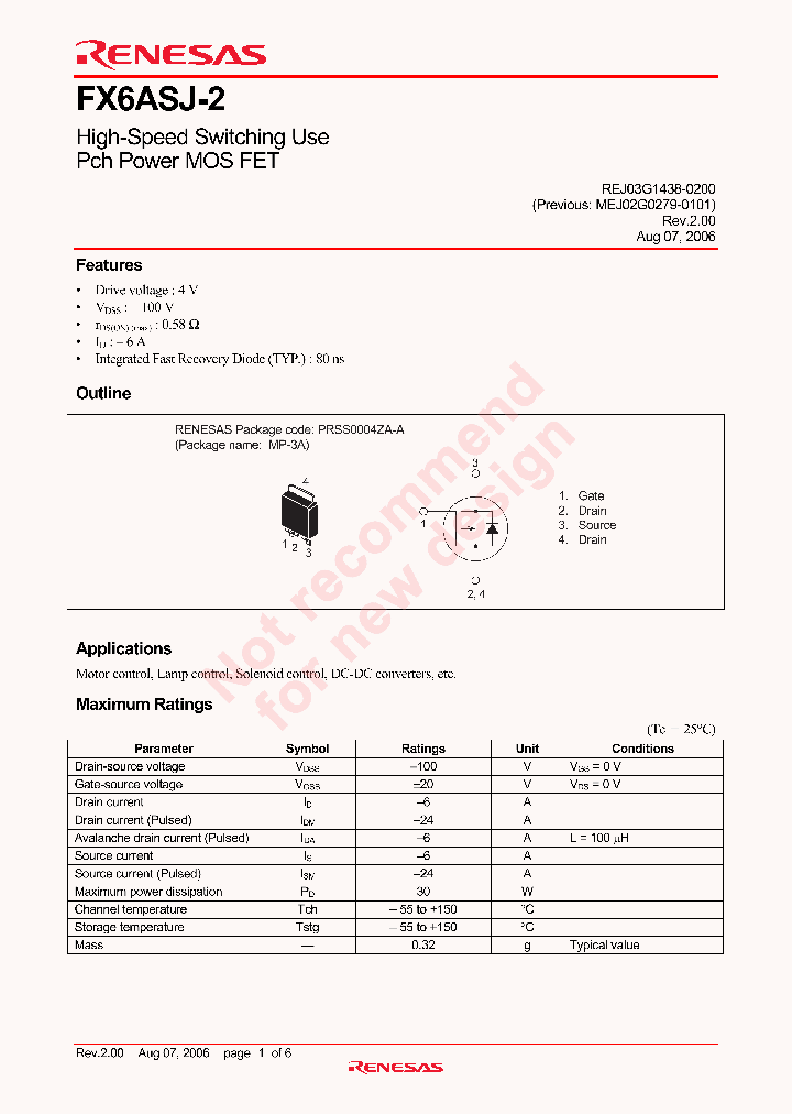 FX6ASJ-2-T13_2116183.PDF Datasheet
