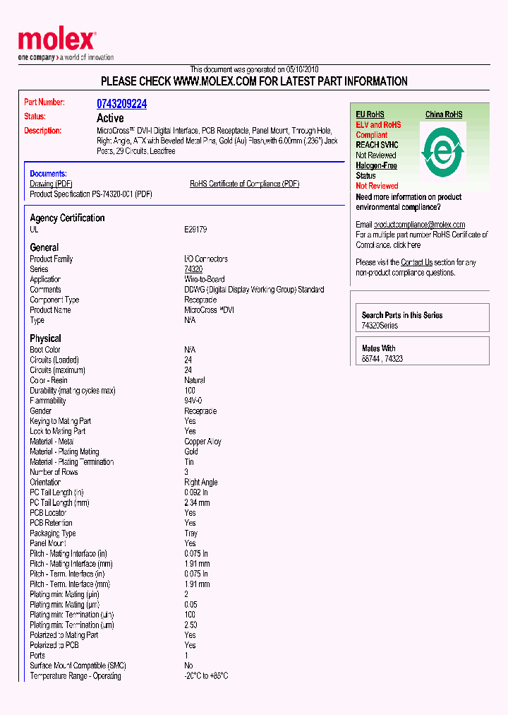 74320-9224_2139490.PDF Datasheet