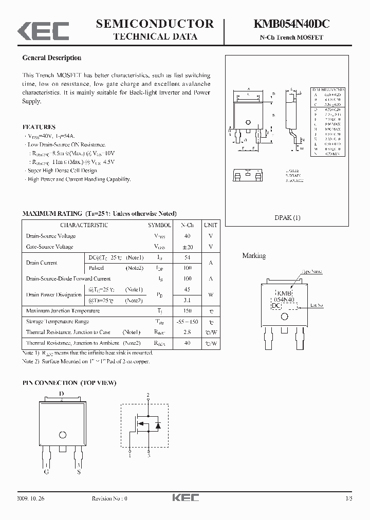 KMB054N40DC_2157818.PDF Datasheet