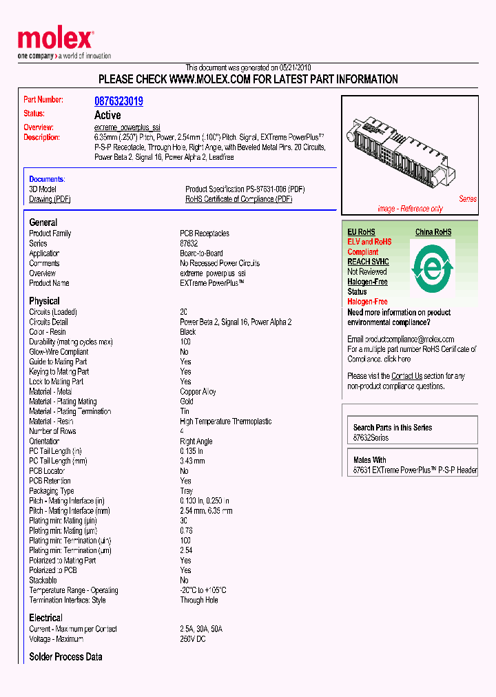 87632-3019_2163724.PDF Datasheet