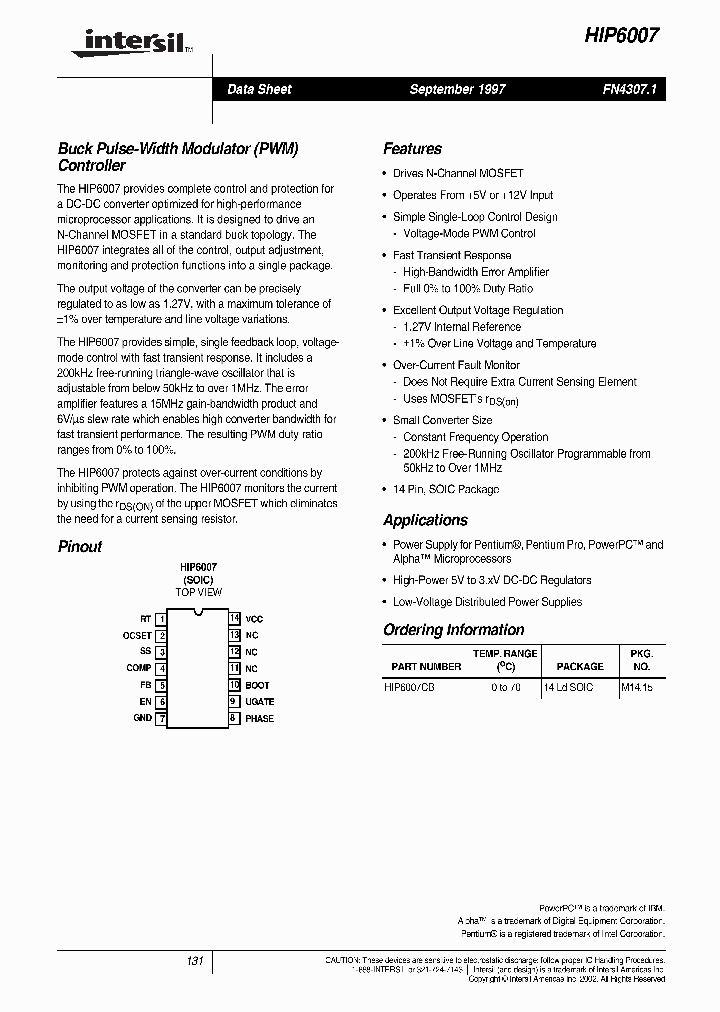 HIP6007_2169622.PDF Datasheet