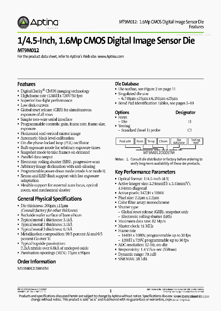 MT9M012_2170982.PDF Datasheet