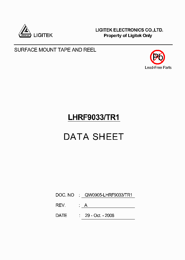 LHRF9033-TR1_2174834.PDF Datasheet