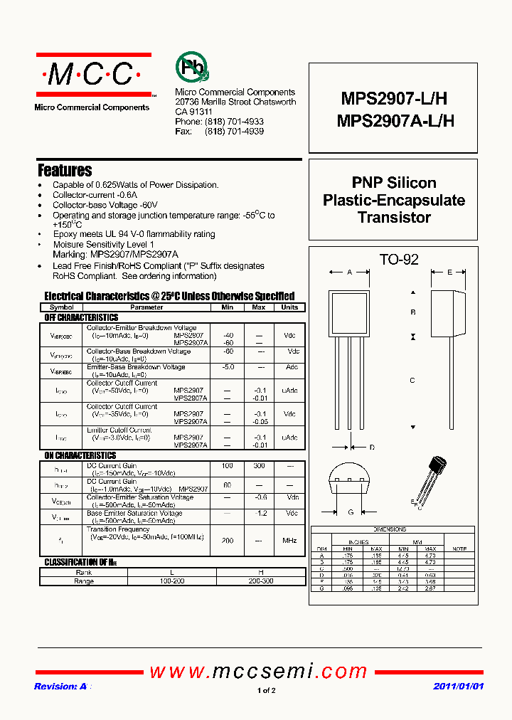 MPS2907A-L_2219440.PDF Datasheet