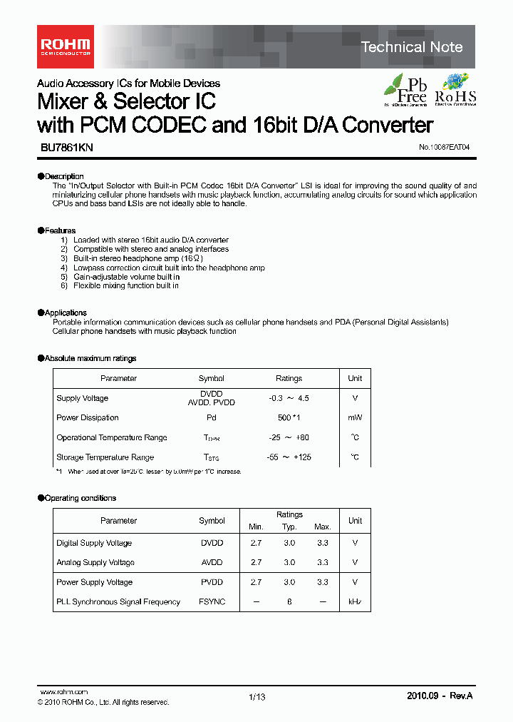 BD7861KN-E2_2216427.PDF Datasheet