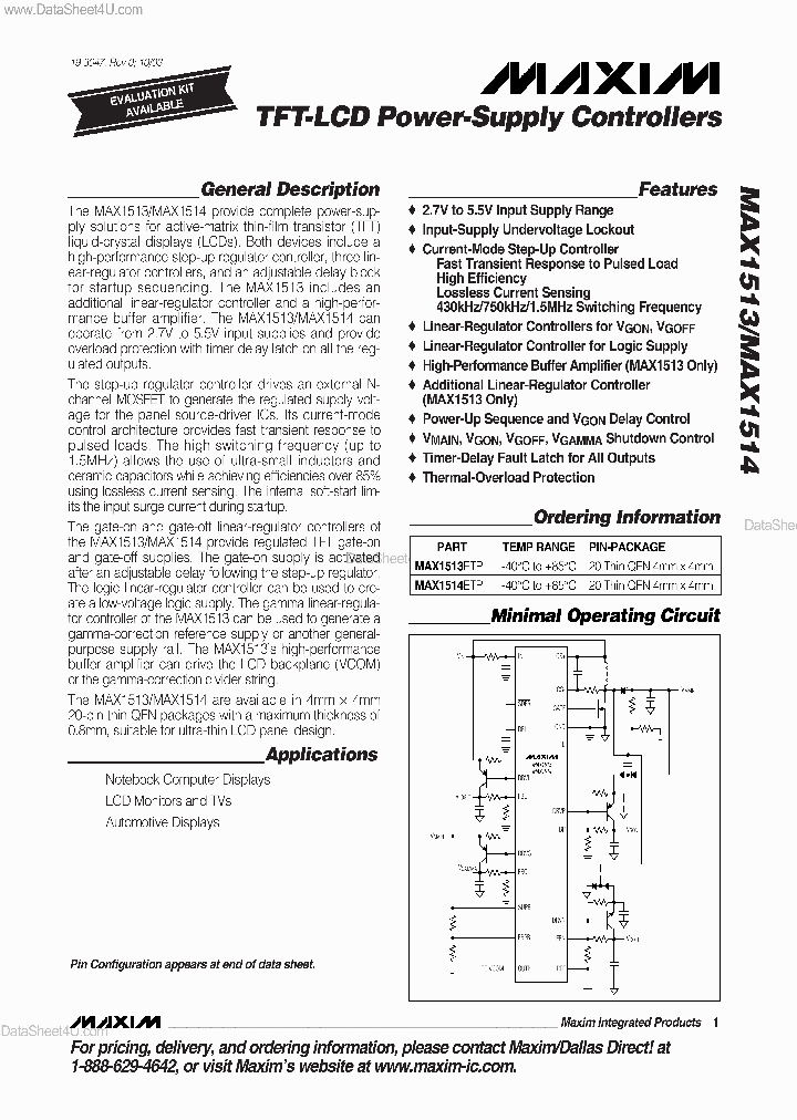 MAX1513_2223032.PDF Datasheet