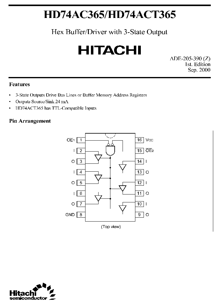 HD74AC365HD74ACT365_2242379.PDF Datasheet