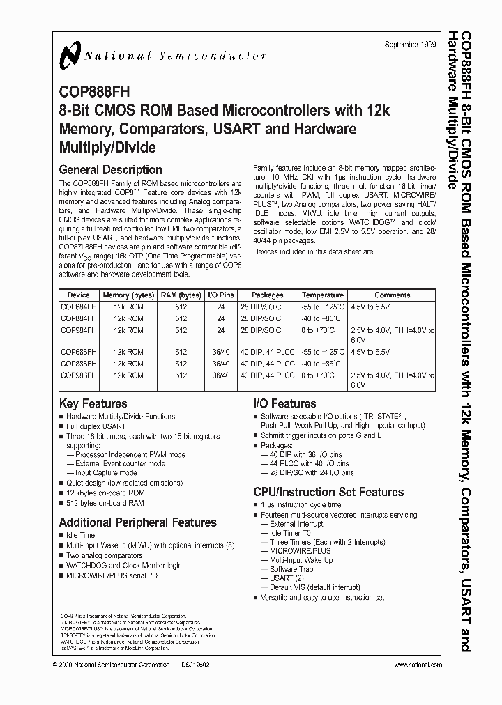 COP684FH-XXXN_2249456.PDF Datasheet