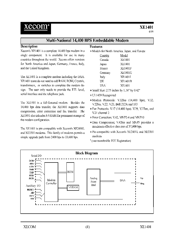 XE1401B_2281646.PDF Datasheet