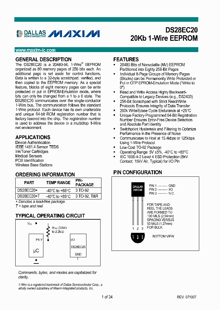 DS28EC20T_2285811.PDF Datasheet
