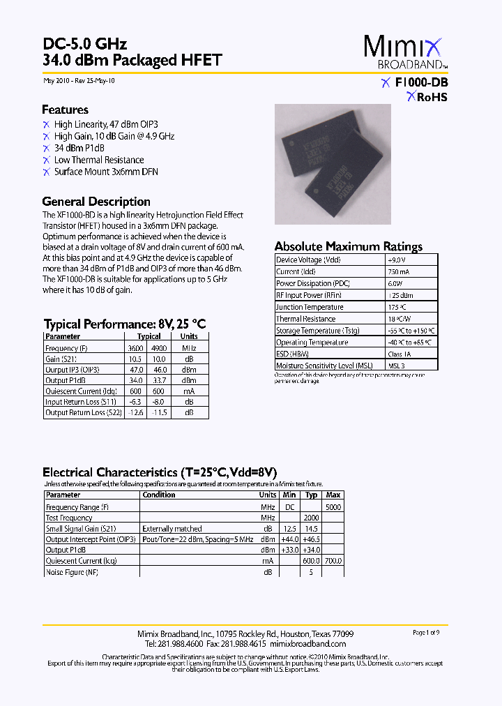 XF1000-DB_2320699.PDF Datasheet