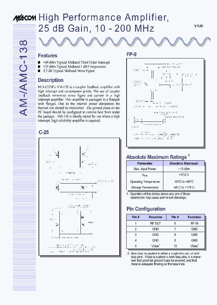 AMC-138SMA_2323704.PDF Datasheet