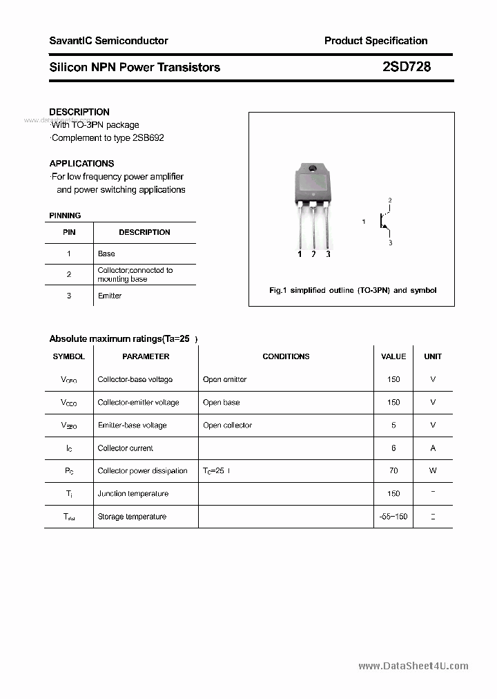 2SD728_2331963.PDF Datasheet