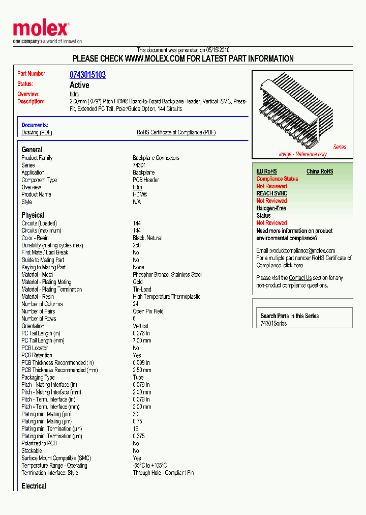 74301-5103_2364022.PDF Datasheet