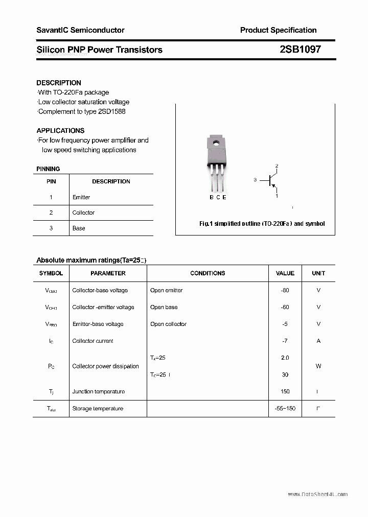 2SB1097_2369462.PDF Datasheet