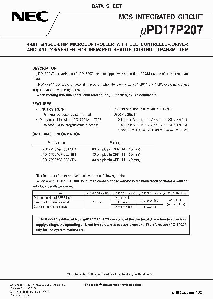 UPD17P207GF-002-3B9_2377697.PDF Datasheet