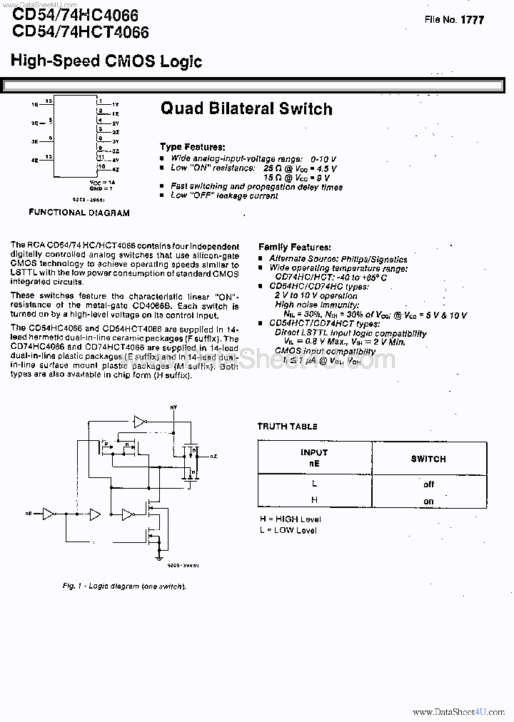 CD74HCT4066_2371319.PDF Datasheet