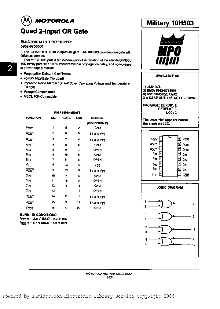 10H503BEAJC_2378766.PDF Datasheet