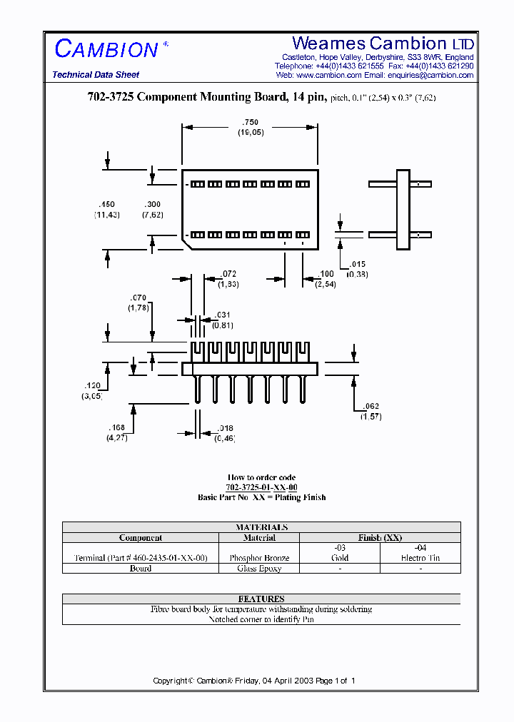 702-3725_2381637.PDF Datasheet