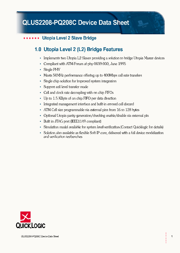 QLUS2208-PQ208C_2418854.PDF Datasheet