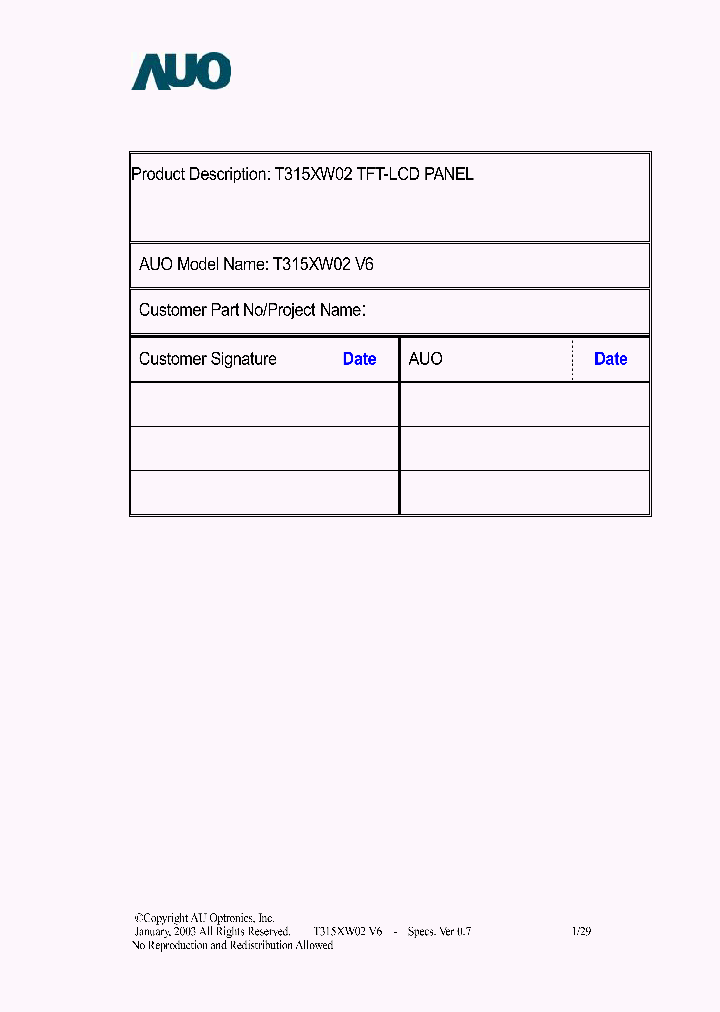 T315XW02-V6_2447148.PDF Datasheet