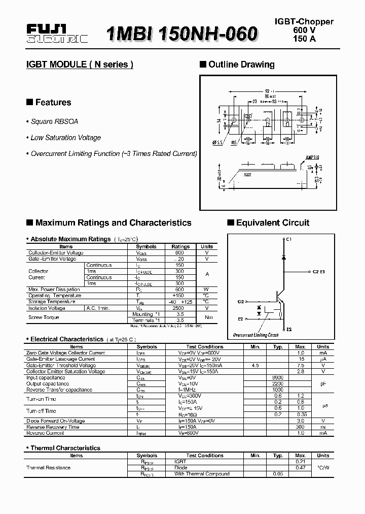 1MBI150NH-060_2441154.PDF Datasheet