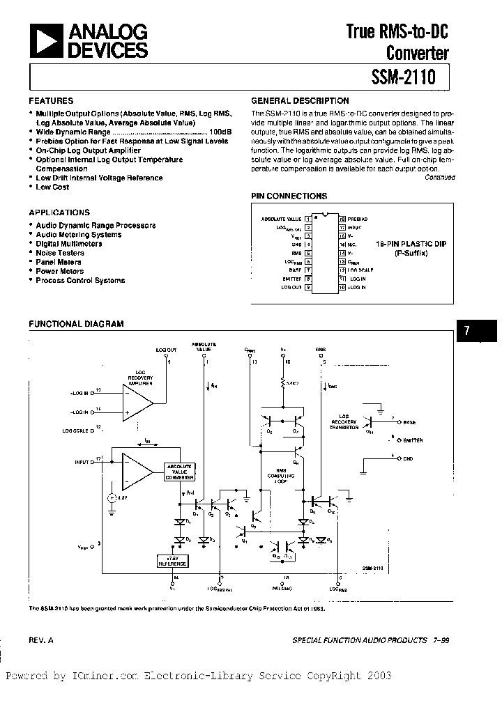 SSM2110P_2443383.PDF Datasheet