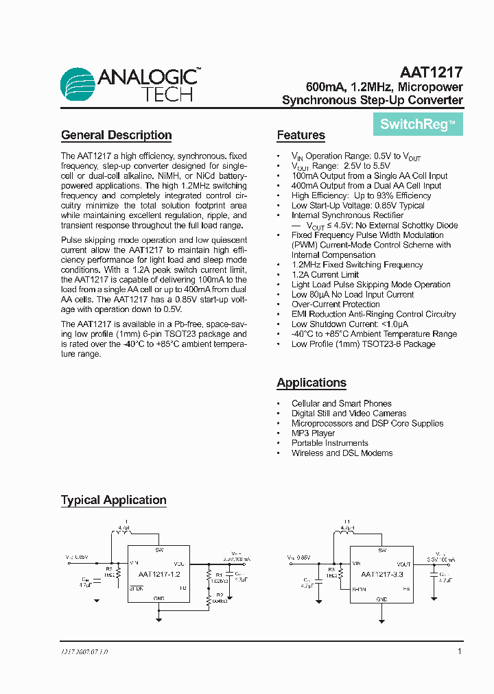 AAT1217ICA-50-T1_2461947.PDF Datasheet