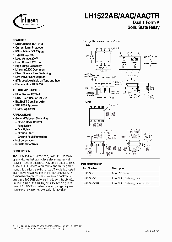 LH1522ABAACAACTR_2466004.PDF Datasheet