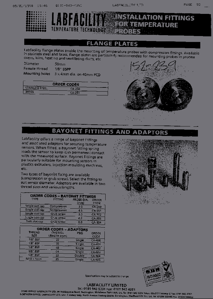 18INCHBAYONETADAPTOR_2466188.PDF Datasheet
