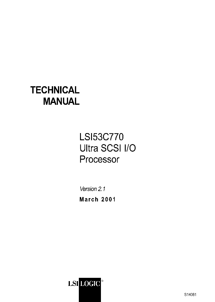 LSI53C770_2507802.PDF Datasheet