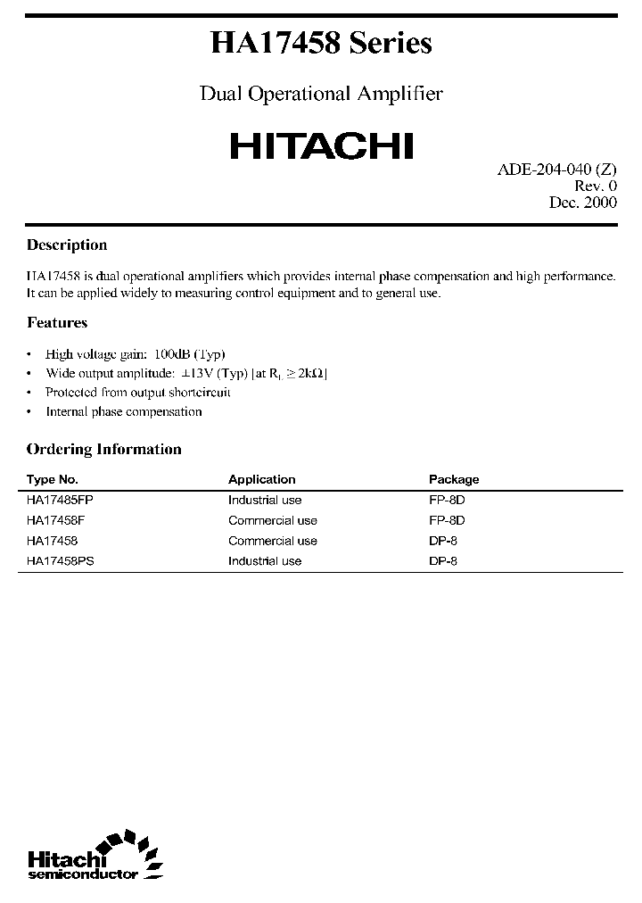 HA17458FP_2516178.PDF Datasheet