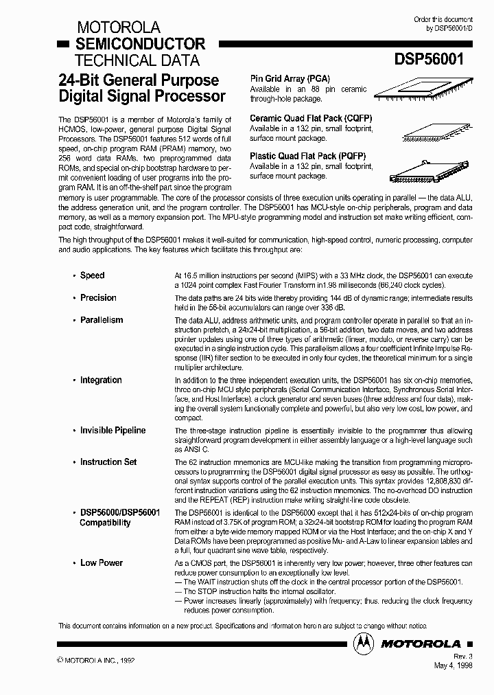 DSP56001_2522041.PDF Datasheet