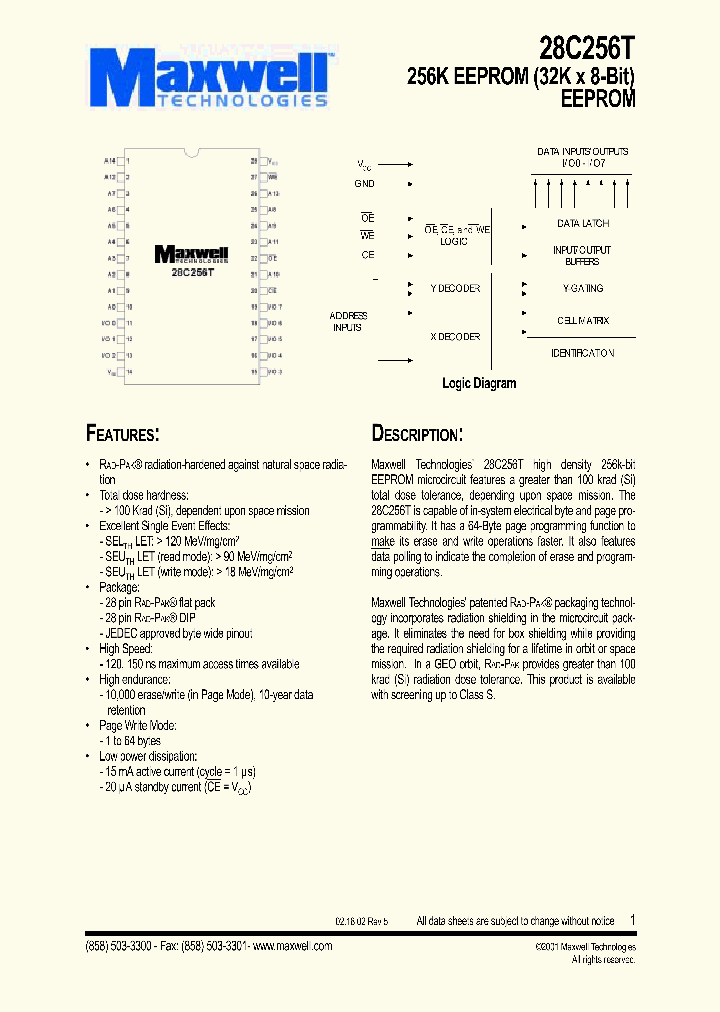 28C256TRPFB-15_2570246.PDF Datasheet